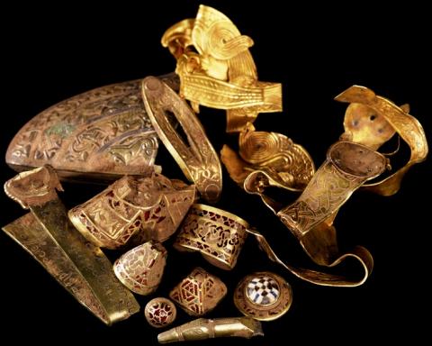 Items from the Staffordshire Hoard