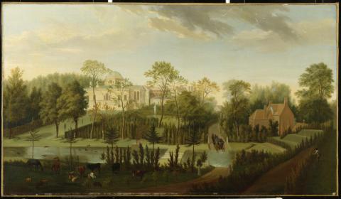 A View of Chiswick from the South-west by Pieter Andreas Rysbrack