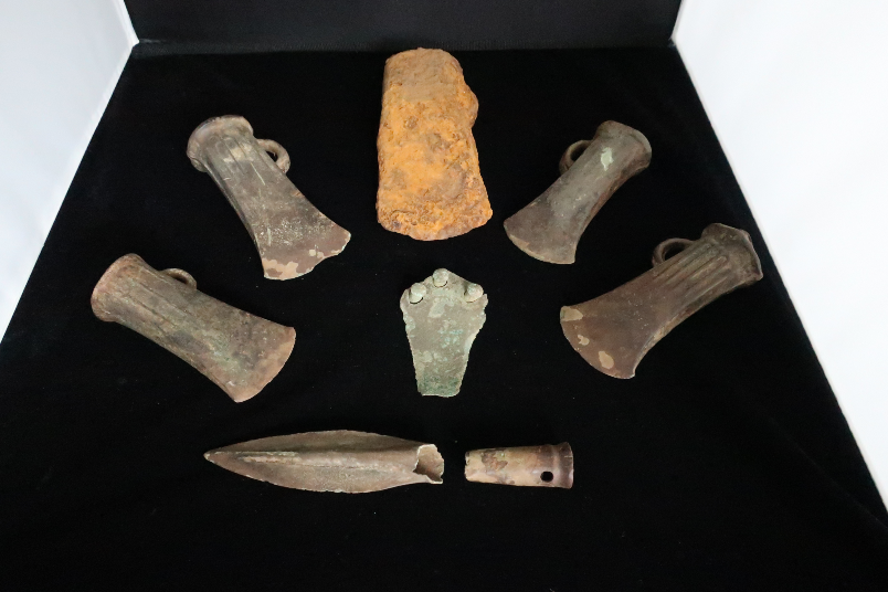 Seven prehistoric tools