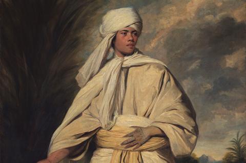 A photo of the Portrait of Mai: a person dressed in white robes