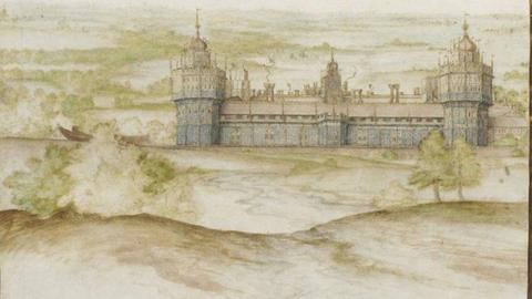 Joris Hoefnagel's painting of Nonsuch Palace