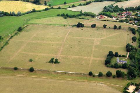 View of the site of Venta Icenorum