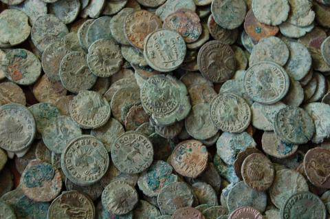 The Frome Hoard of Roman coins