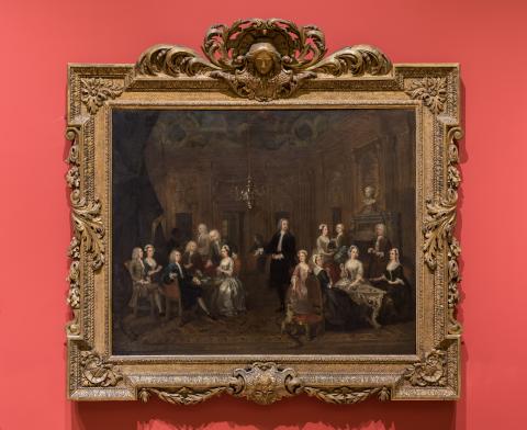 William Wollaston and his Family in a Grand Interior