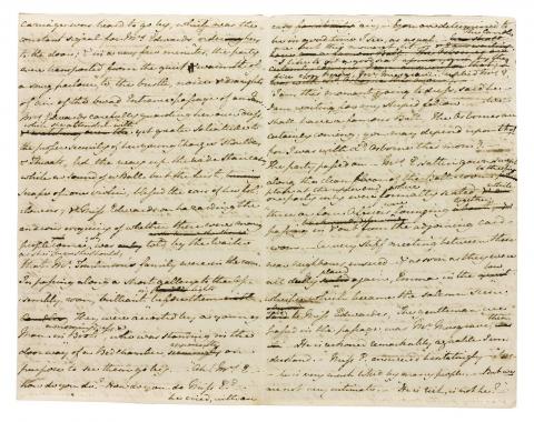Jane Austen's manuscript of The Watsons
