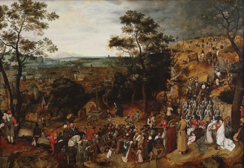 The Procession to Calvary by Pieter Brueghel the Younger