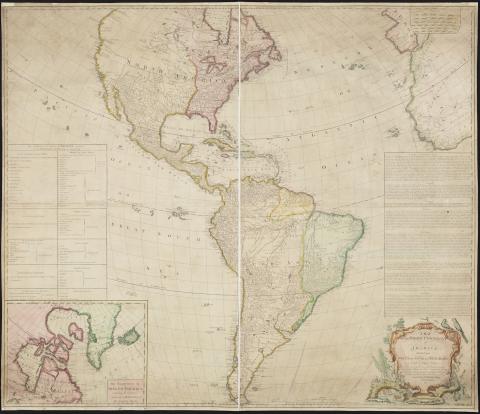 Map of the Americas