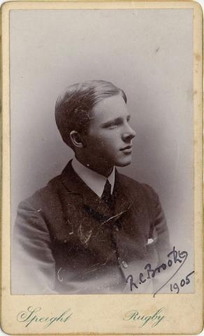 Rupert Brooke as a Rugby student