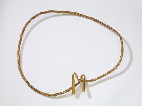 The prehistoric gold torc The prehistoric gold torc