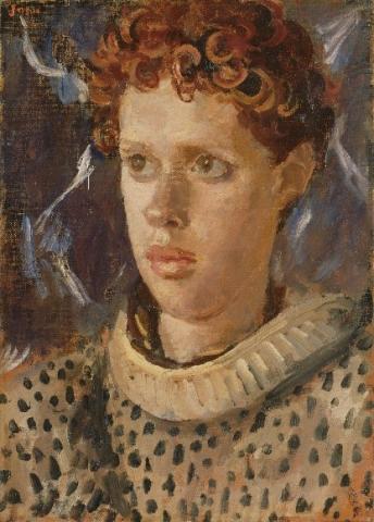 Dylan Thomas, by Augustus John, oil on canvas, circa 1937-8