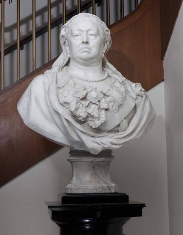 Sir Alfred Gilbert, R.A., Queen Victoria, 1887-1889, marble