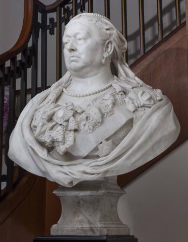Sir Alfred Gilbert, R.A., Queen Victoria, 1887-1889, marble