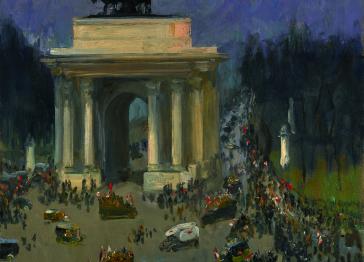 Imperial War Museums acquires acclaimed Armistice celebrations painting as First World War centenary draws to a close