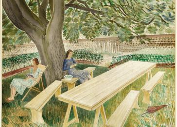 Rare Eric Ravilious watercolour saved for the nation